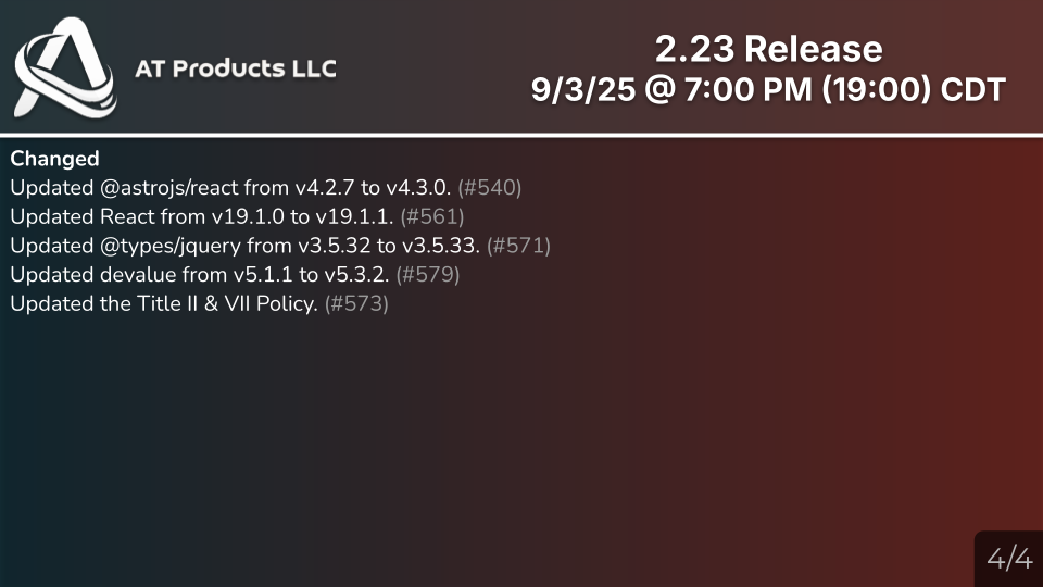 2.23 Release Slide 4